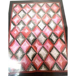 Stringy Thingy Quilt Pattern By Carol Morrissey  46" X 58" & 75" X 95"